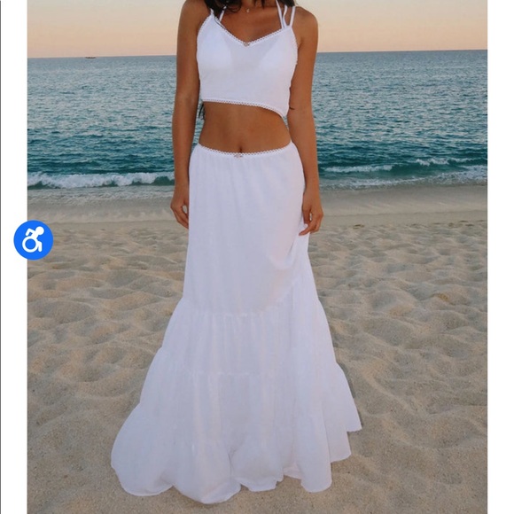 NWT Dippin Daisy’s Claire Tiered Maxi Skirt - Picture 1 of 4